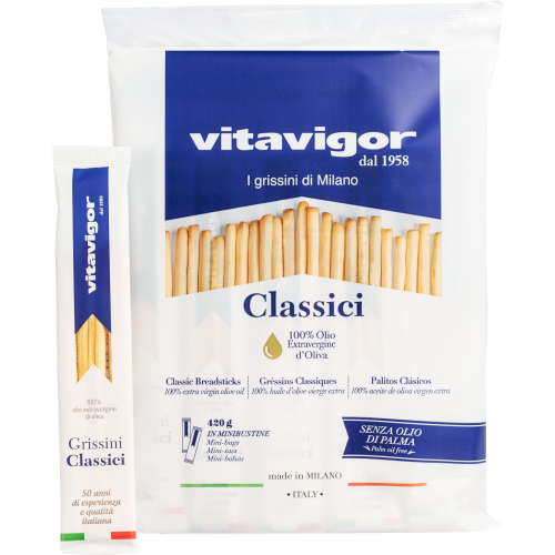 Grissini con olio extravergone d'Oliva gr 420 pz x ct 6 VITAVIGOR