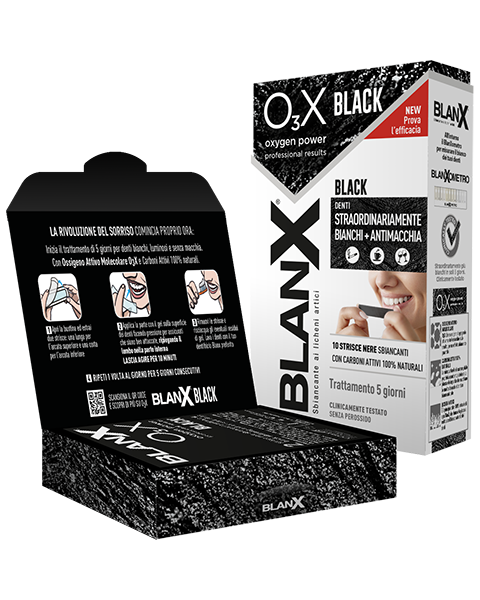 Strisce antimacchia con ossigeno molecolare e carbone attivo  BLANX