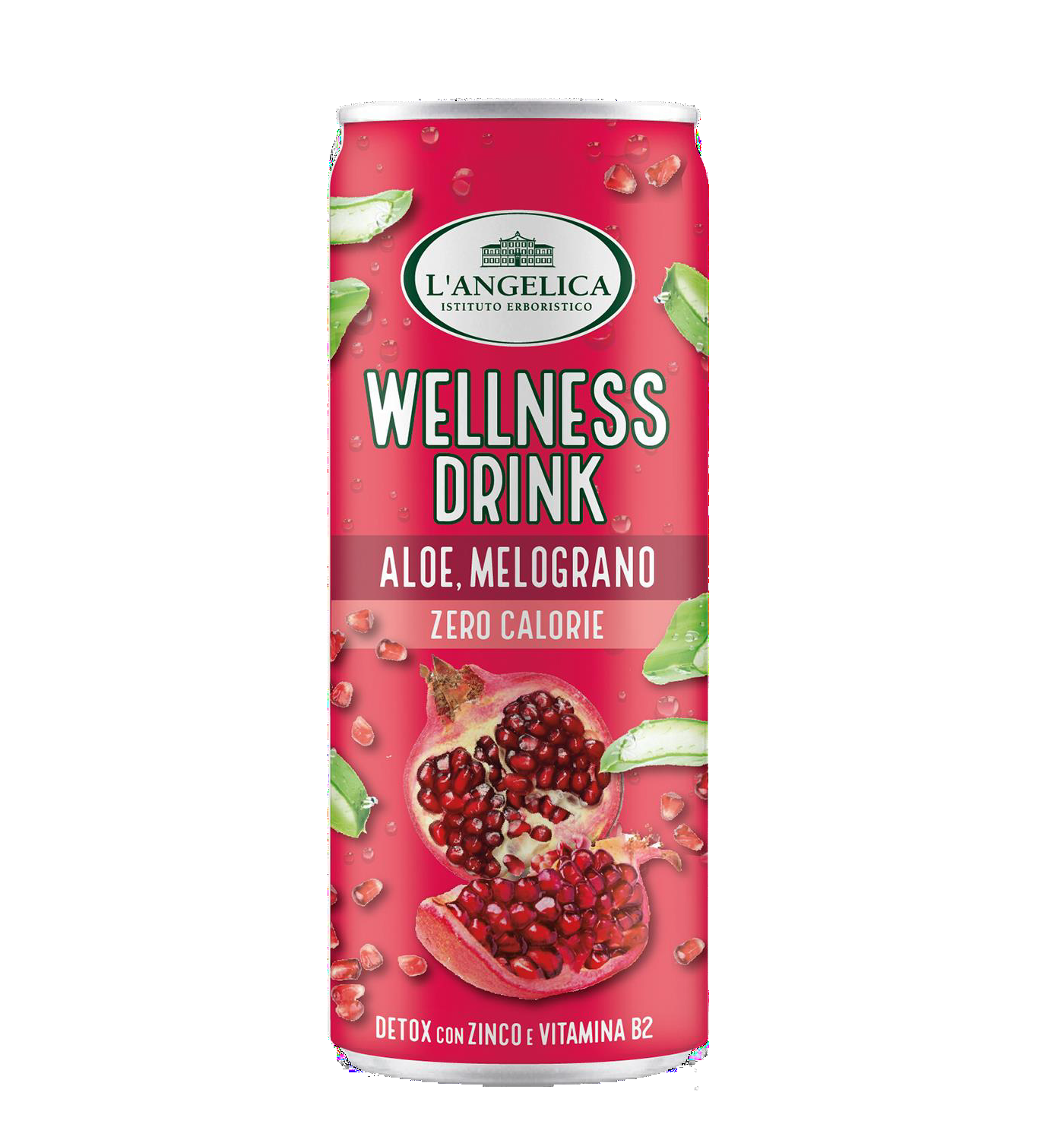 Aloe melograno lattina 240 ml pz x ct 12 L'ANGELICA