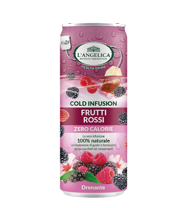 Tisana frutti rossi 240 ml pz x ct 12 L'ANGELICA