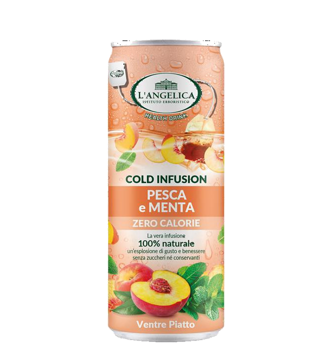 Tisana pesca e menta 240 ml pz x ct 12 L'ANGELICA