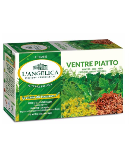 Tisane in filtri ventre piatto pz x ct 10 L'ANGELICA