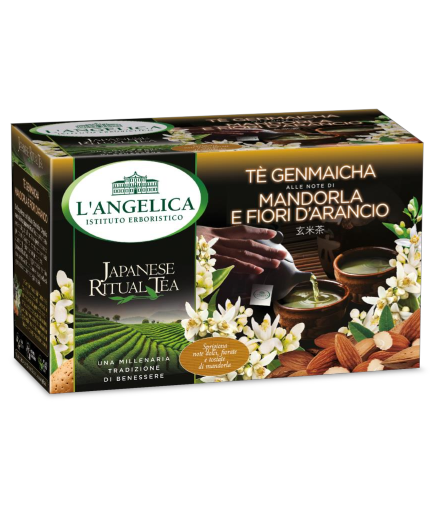 Japanese tea Genmaicha in filtri pz x ct 10 L'ANGELICA