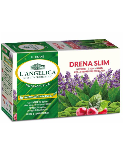 Tisane in filtri drena slim pz x ct 10 L'ANGELICA