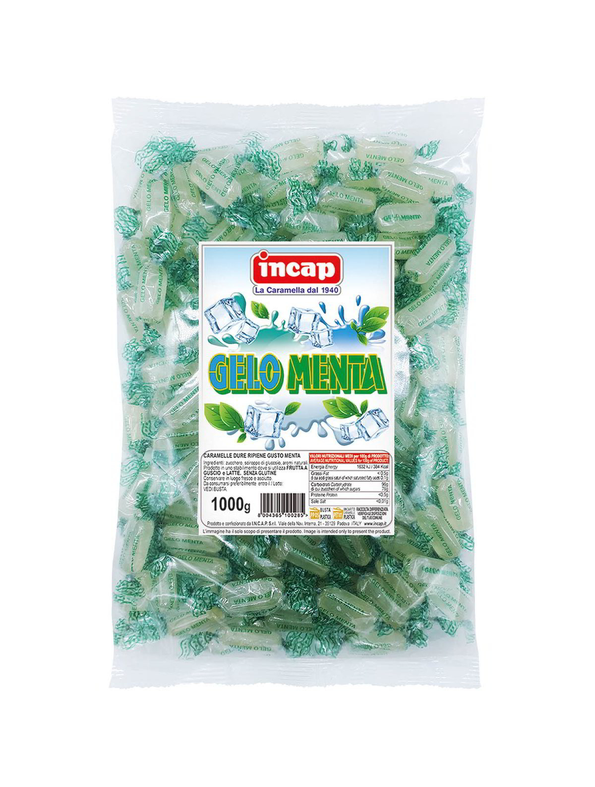 Caramelle Gelo Menta 1 KG INCAP
