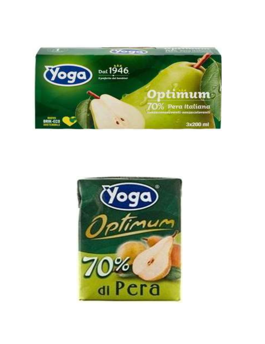 Yoga Brik Pera x 3 pezzi 200 ml CONSERVE ITALIA